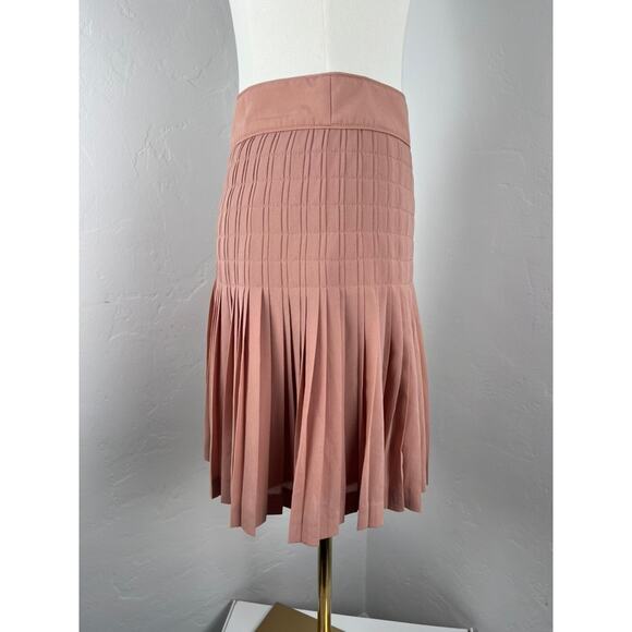 J. CREW Dusty Mauve Micro Pleated Skirt (Woman's Size: 8) - Picture 9 of 12